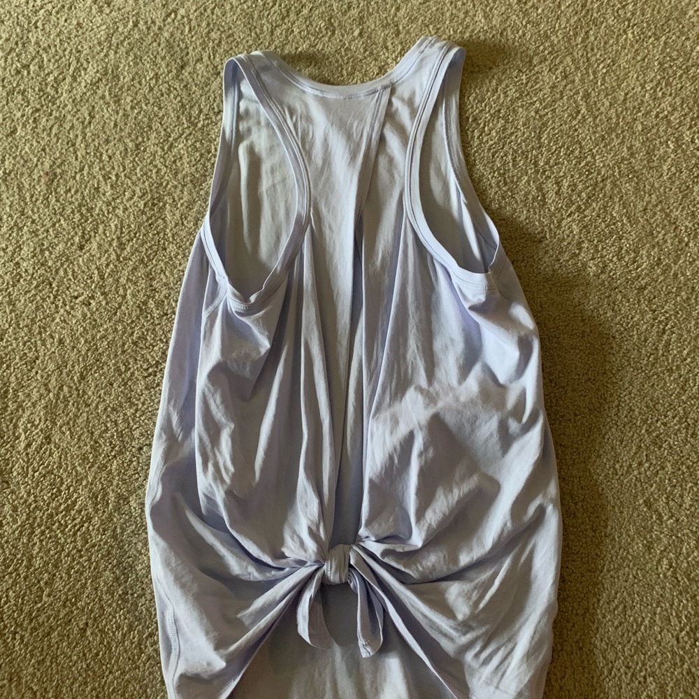 Lululemon tie back tank top